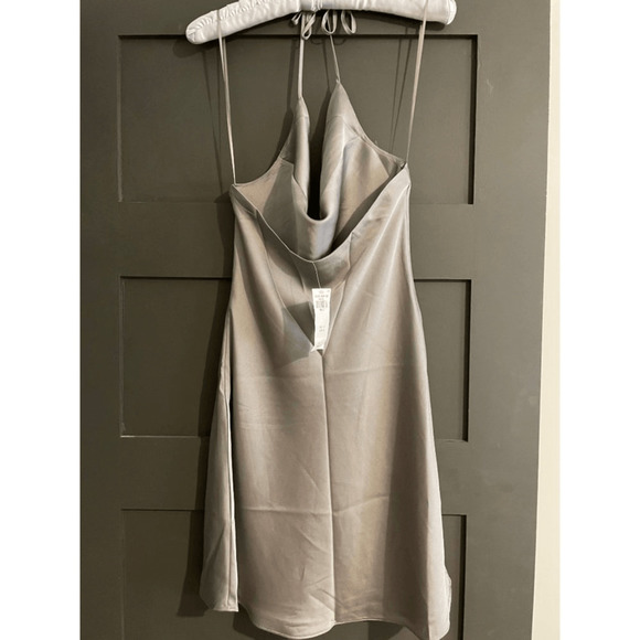 Abercrombie & Fitch Cowl Neck Slip Mini Dress Small - Picture 4 of 15